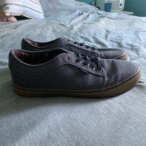 GREY/brown VANS